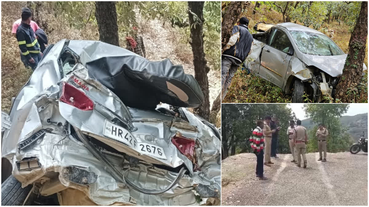 *Uttarakhand” में एक बड़ा सड़क हादसा, खाई में गिरी तेज रफ्तार कार; हरियाणा के तीन लोगों की मौत…*