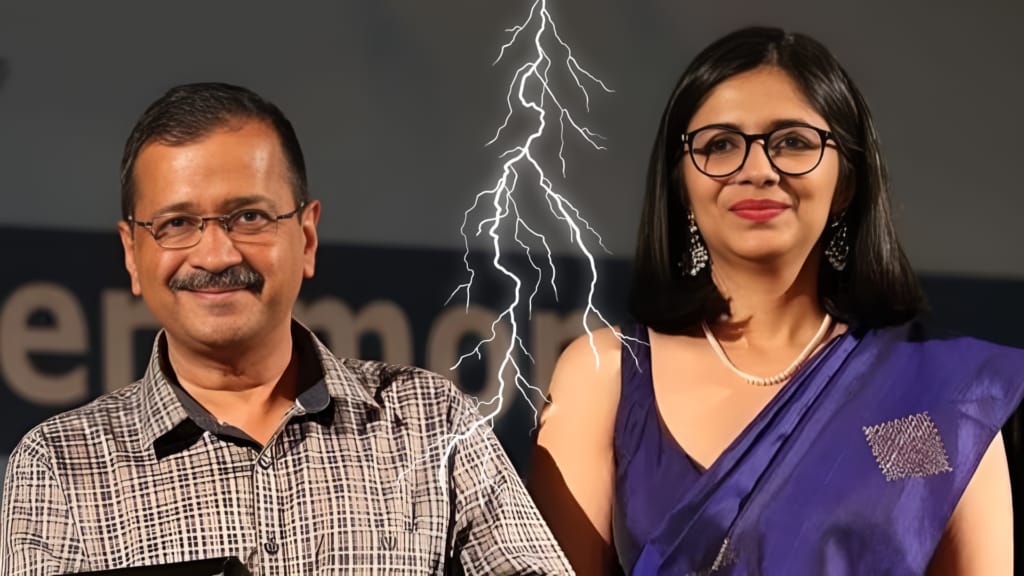 *स्वाति मालीवाल ने साधा अरविंद केजरीवाल पर निशाना” बोलीं:- “आज अपने गुंडे को हेलिकॉप्टर में घुमा रहे केजरीवाल”*