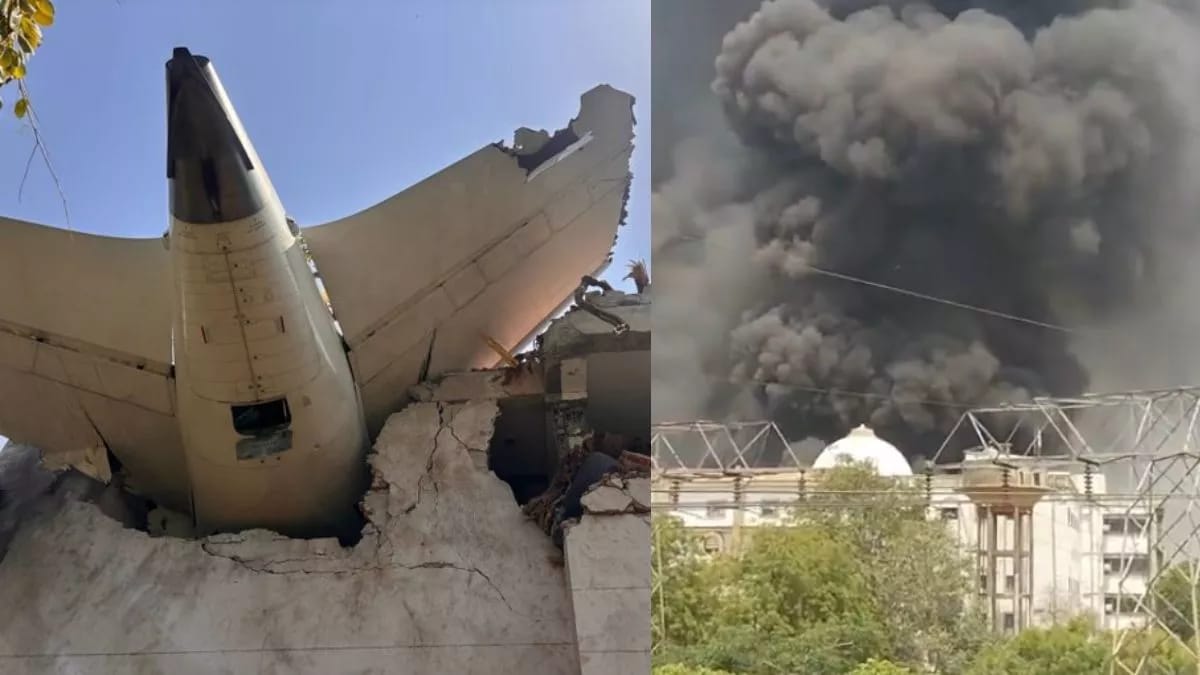 अहमदाबाद में बड़ा विमान हादसा, 242 यात्रियों की मौत, पूर्व सीएम विजय रूपाणी भी सवार..
