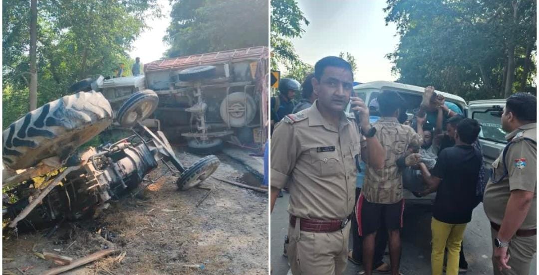 जिले में भीषण सड़क हादसा: दीपावली से पहले ही बुझ गए चार घर के चिराग, मातम में बदला त्यौहार