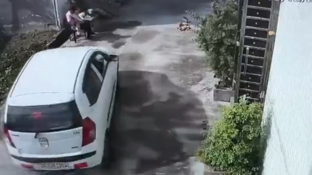 तेज रफ्तार कार ने धूप सेक रही बुजुर्ग महिला को कुचला, हादसे का वीडियो वायरल, चालक की पड़ोसियों ने की पिटाई, कार जब्त, किच्छा पुलिस ने दर्ज की FIR